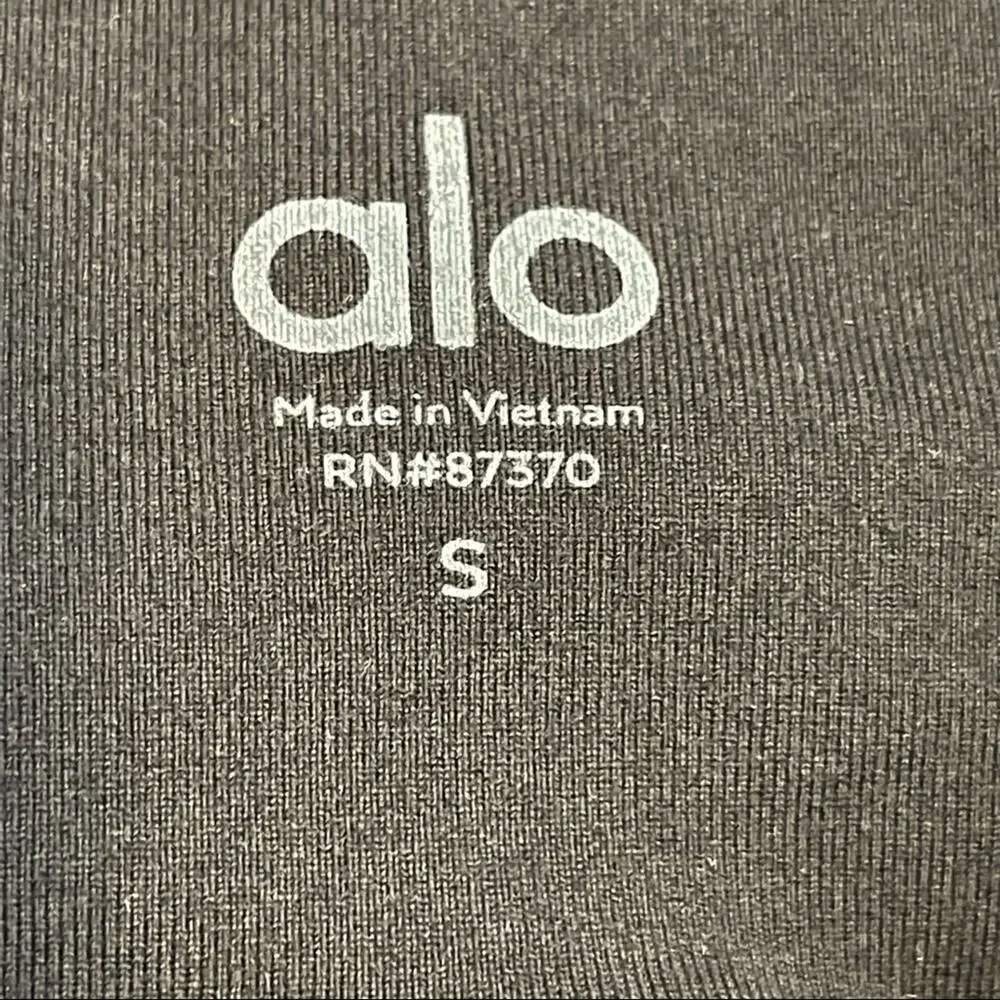 Alo Laser Cut Legging Black Size Small